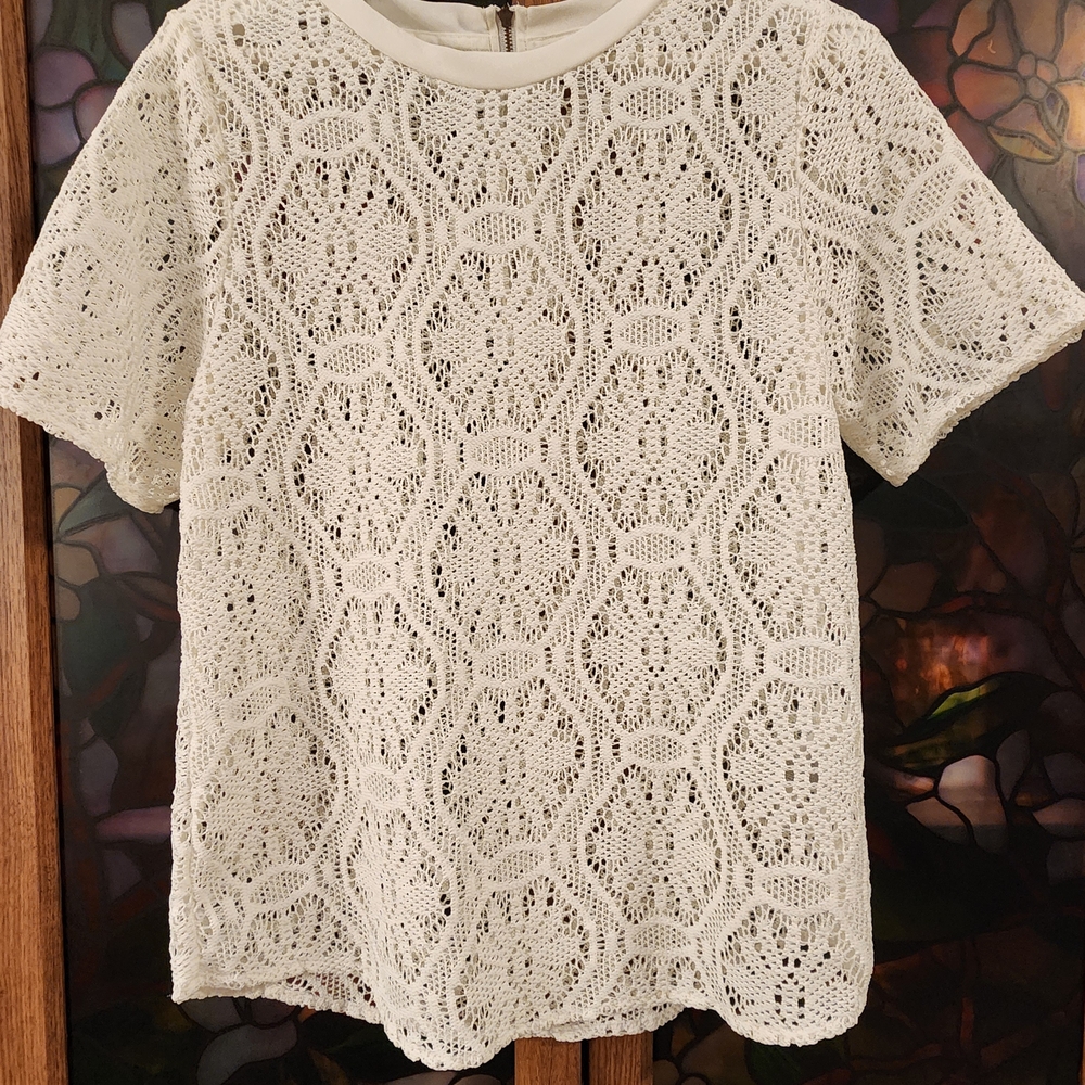 Banana Republic Lace Shirt (Medium)